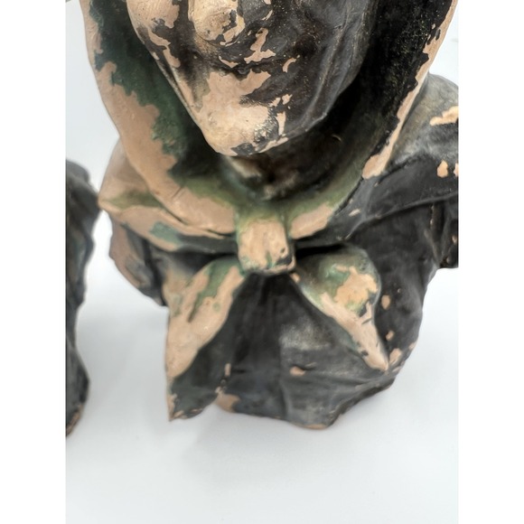 Lot 2 Vintage PIRATE Buccaneer Lady Ceramic Decorative Statues Maiden Jug Faces - Picture 5 of 12